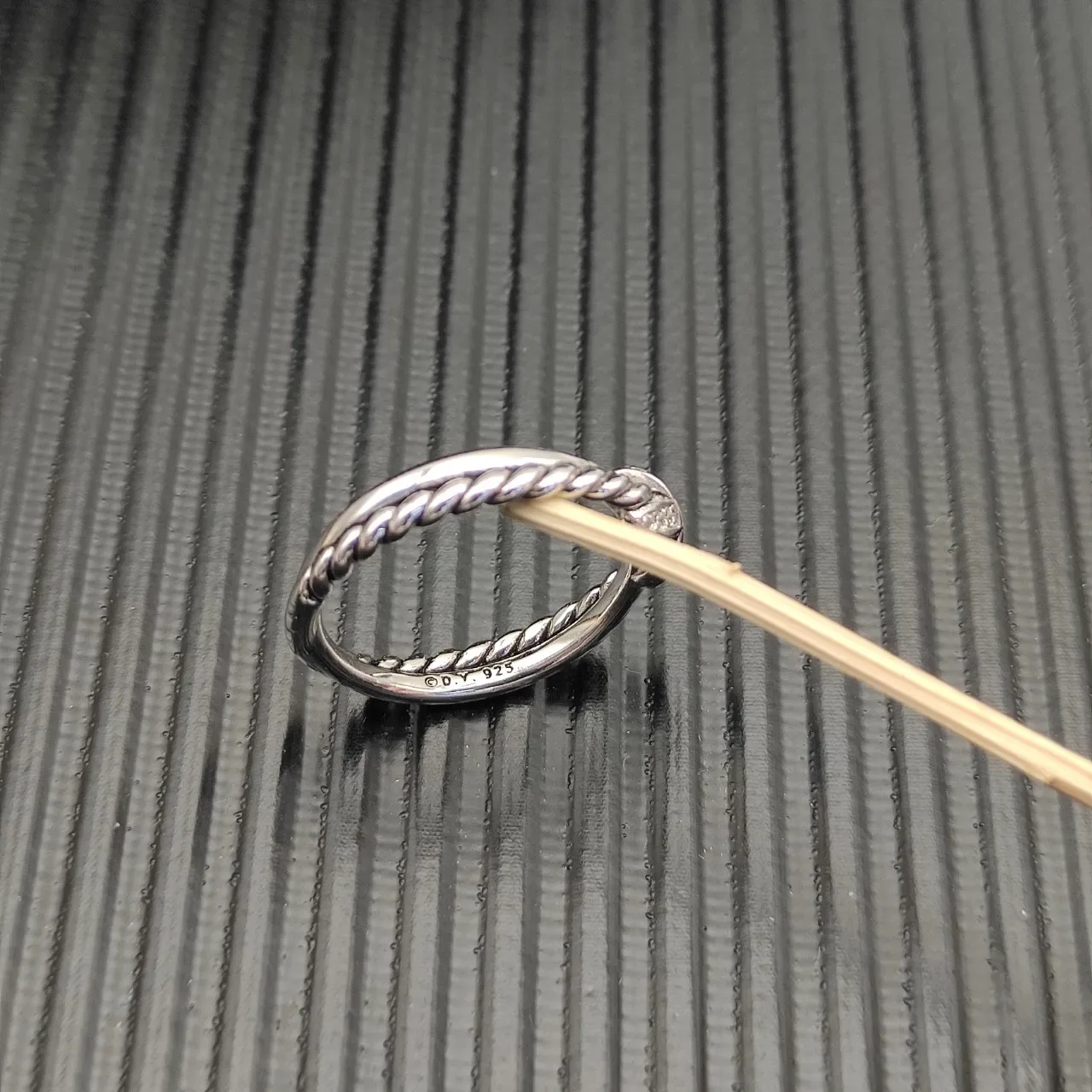Twisted Rope Crossover Pavé Diamond Ring 5