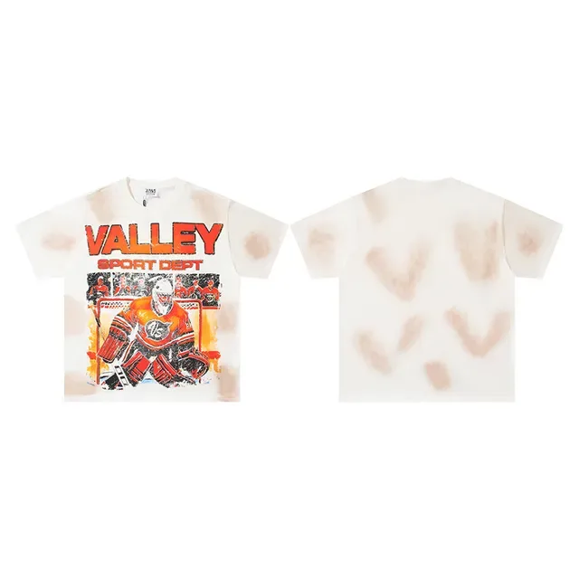 Valley Sport Dept Graphic Print Distressed Tie-Dye T-Shirt 2