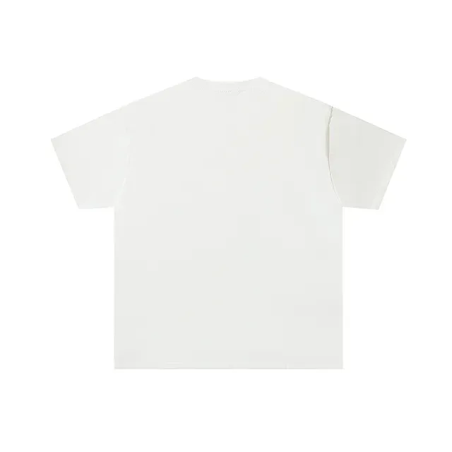 White Graphic-Print Oversized T-Shirt 3