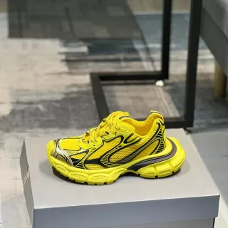 Yellow and Black Chunky Lifestyle Sneaker