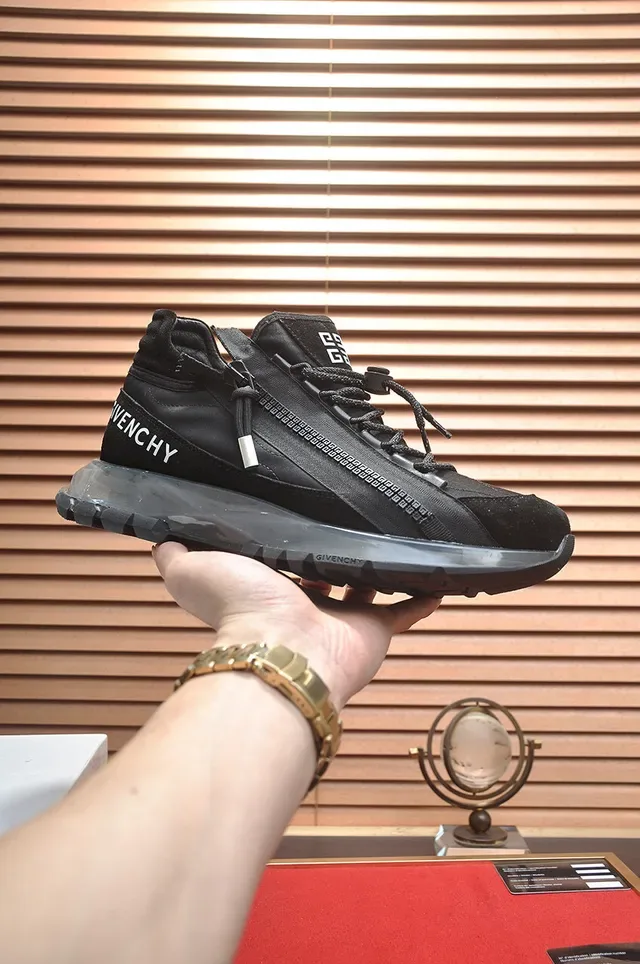 Givenchy City Sport حذاء رياضي أسود عالي الارتفاع نمط حياة 2