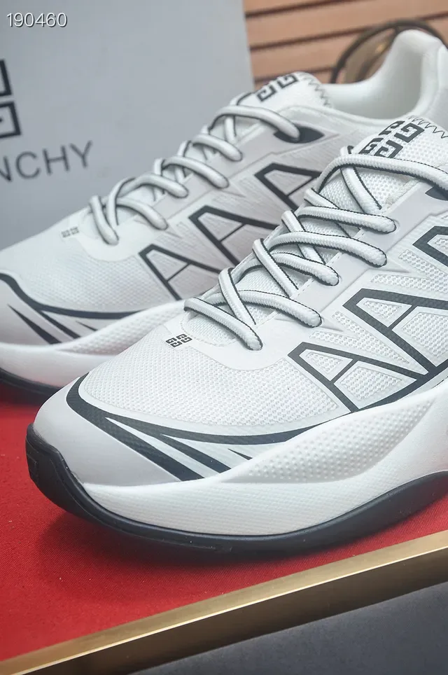 Givenchy Spectre Branco e Preto tênis lifestyle geométrico 3