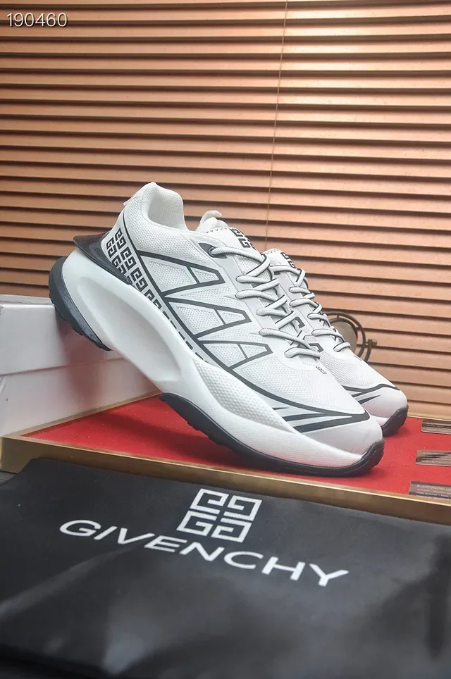 Givenchy Spectre Branco e Preto tênis lifestyle geométrico 8