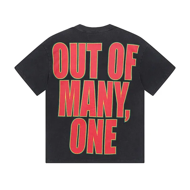 T-shirt noir oversize à imprimé graphique Godspeed 3