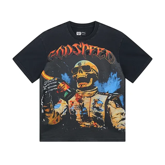 Godspeed Winners Win Graphic Print Black T-Shirt 2