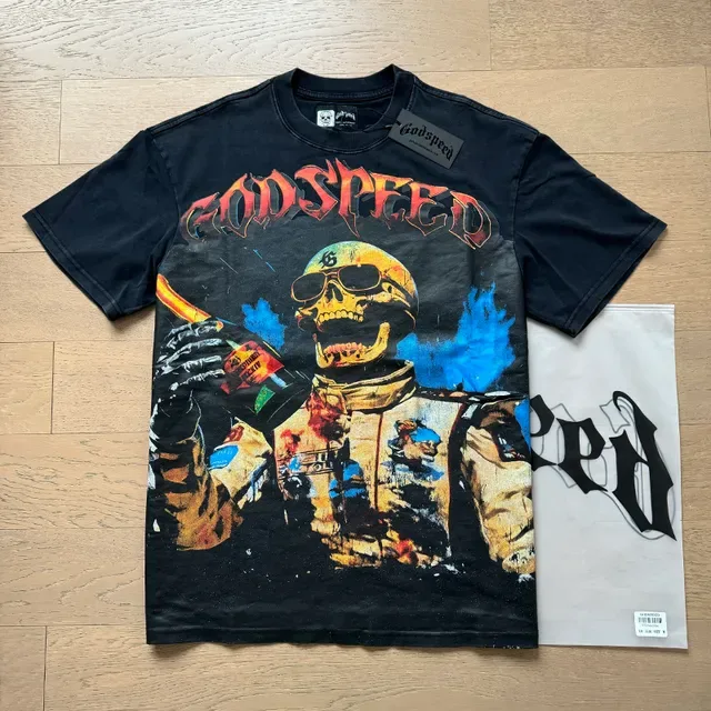 Godspeed Winners Win Graphic Print Black T-Shirt 5
