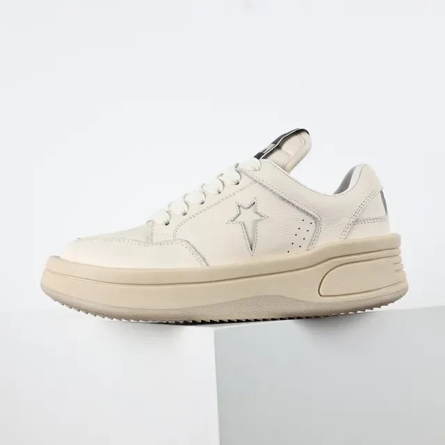 Golden Goose شعار النجم Off-White جلد منصة نمط حياة أحذية رياضية 9