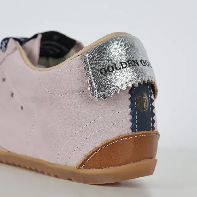 Golden Goose Super-Star Tênis Lifestyle de Camurça Rosa Poeira 4