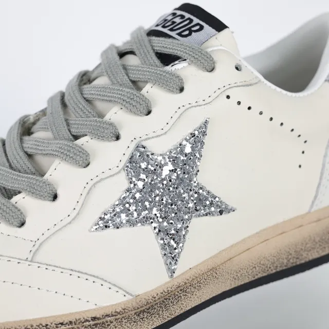 Golden Goose Superstar Off-White Glitter Star 生活方式运动鞋 6
