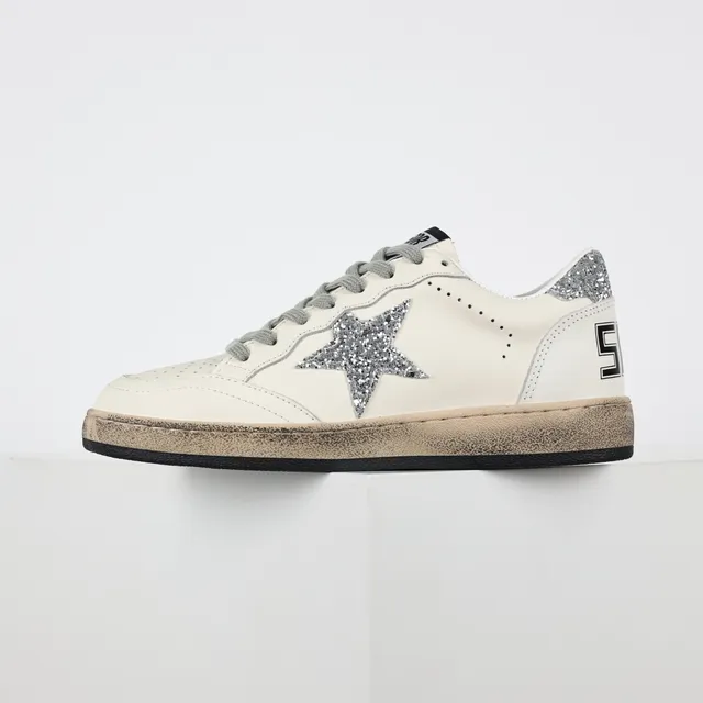 Golden Goose Superstar Off-White Glitter Star 生活方式运动鞋 9