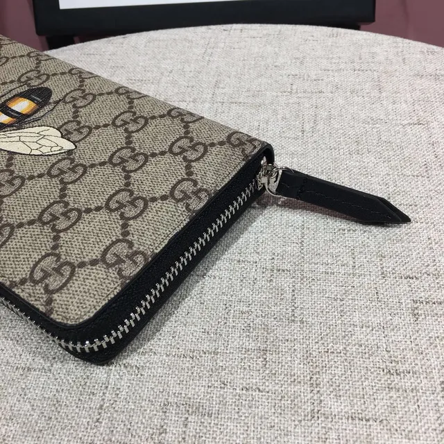 Gucci Bee Motif GG Monogram Long Wallet 5
