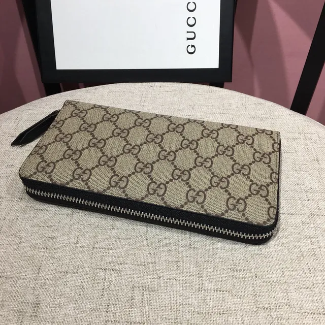 Gucci Bee Motif GG Monogram Long Wallet 6