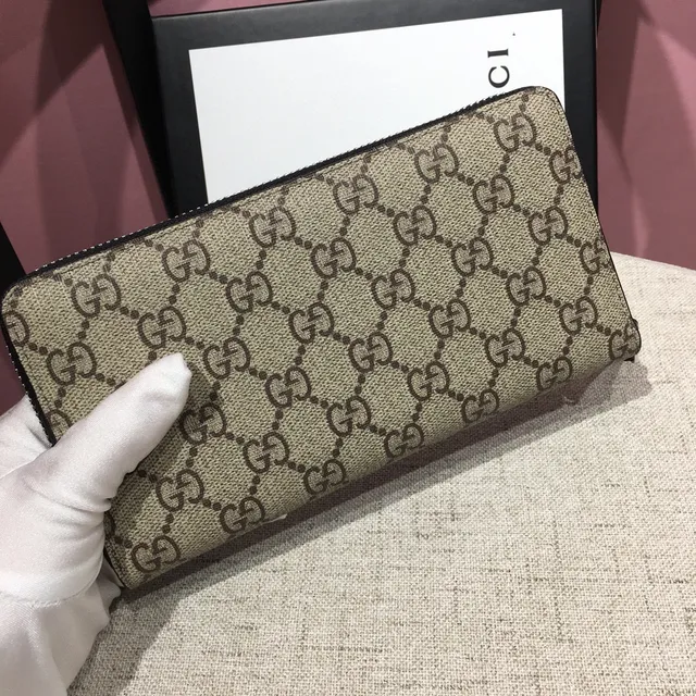 Gucci Bee Motif GG Monogram Long Wallet 9