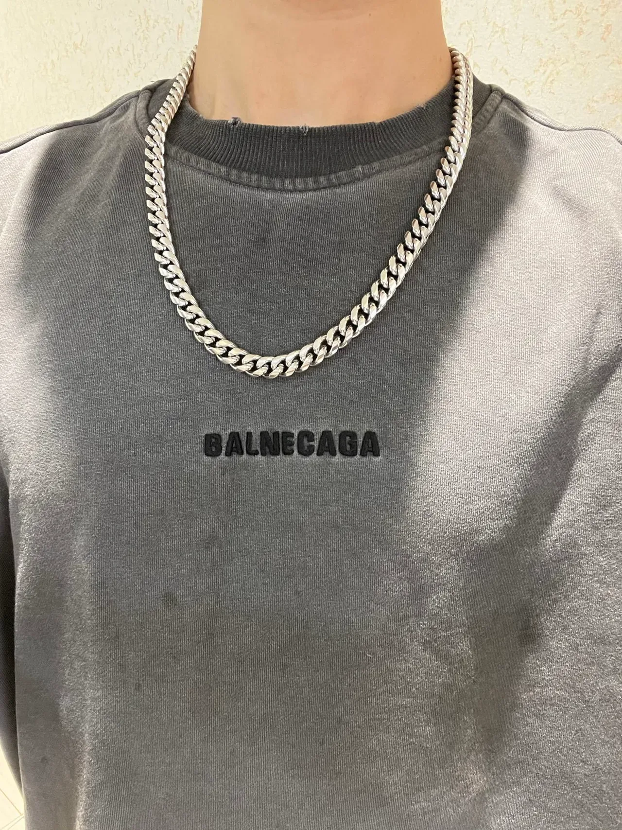 Collier Gucci Chaîne Curb-Link Ton Argent 2