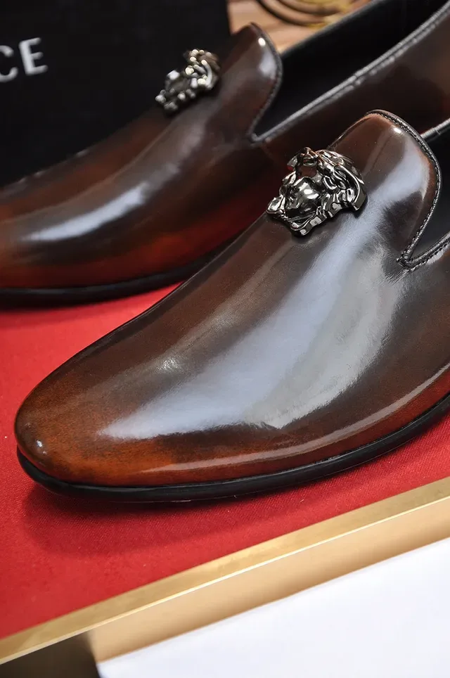 Gucci Dionysus Loafer Polished Brown Leather Slip-On Loafer 4