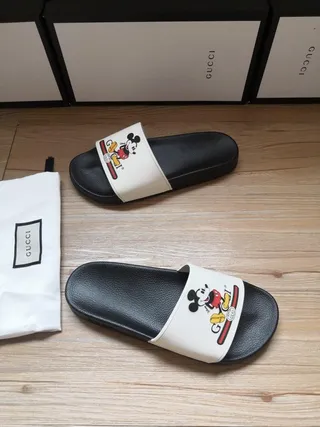 Gucci Disney Mickey Mouse chinelos 6