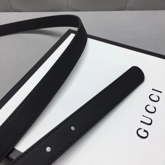Gucci ফ্লোরাল বাকেল কালো চামড়ার বেল্ট 7
