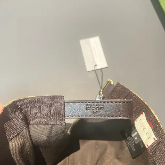 Gucci GG Supreme Monogram Web Stripe বেসবল ক্যাপ 8