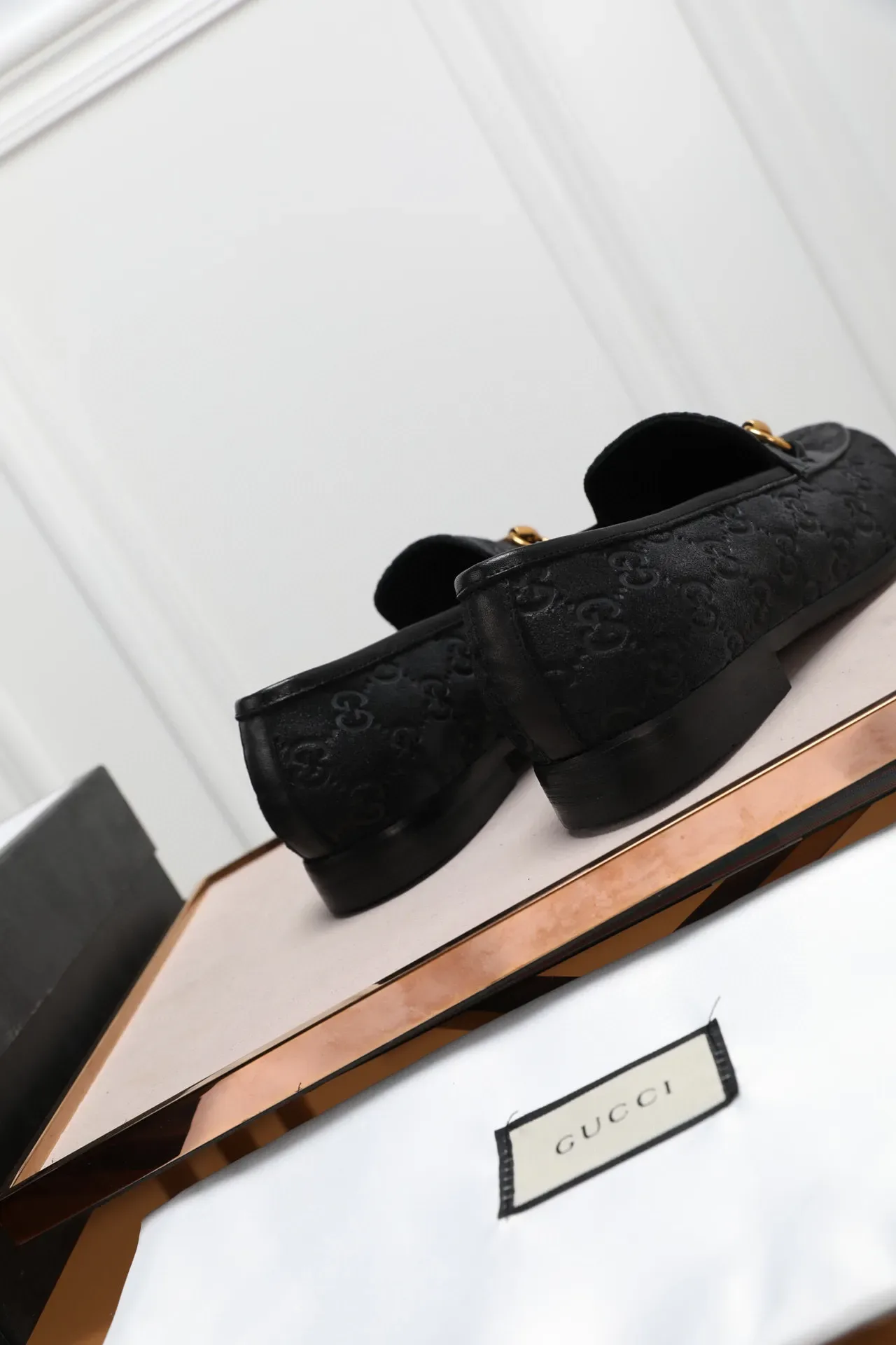Gucci Horsebit 1955 أسود GG Monogram ميزو 3
