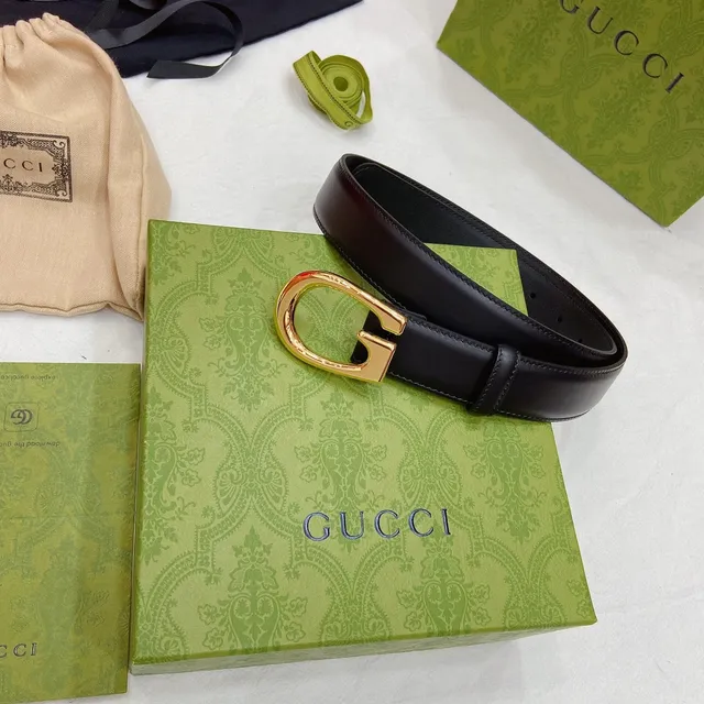 Gucci Horsebit 1955 Preto Dourado Fivela em forma de G Cinto liso de couro 8