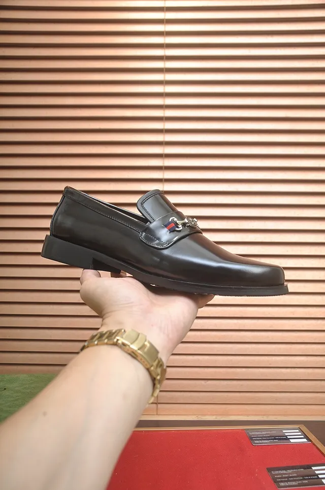 Gucci Horsebit 1955 Black Leather Horsebit Loafers 4