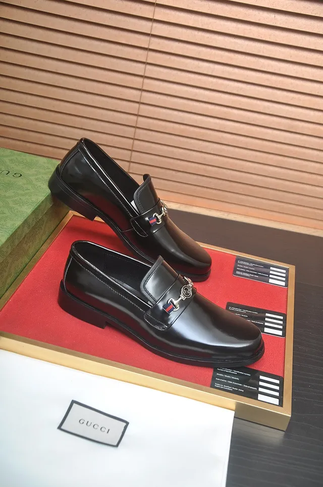 Gucci Horsebit 1955 Black Leather Horsebit Loafers 6