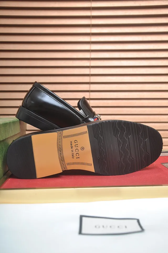 Gucci Horsebit 1955 Black Leather Horsebit Loafers 7
