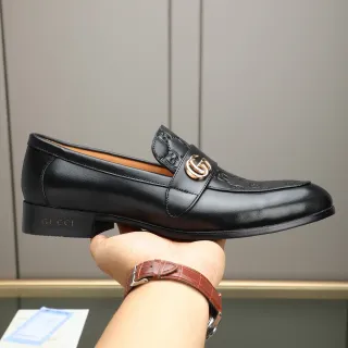 Gucci Horsebit 1955 কালো পালিশ করা চামড়া Horsebit Loafer