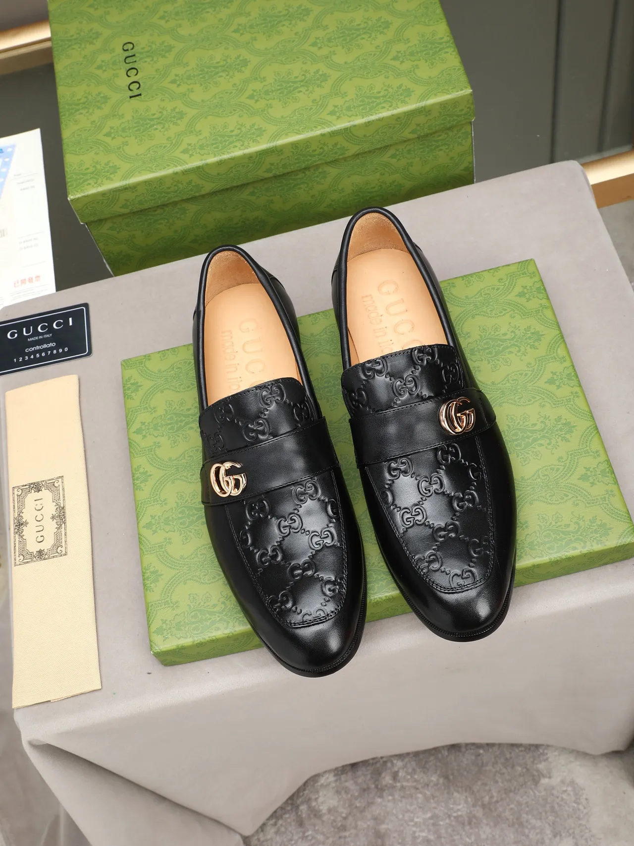 Gucci Horsebit 1955 Black Polished Leather Horsebit Loafer 3