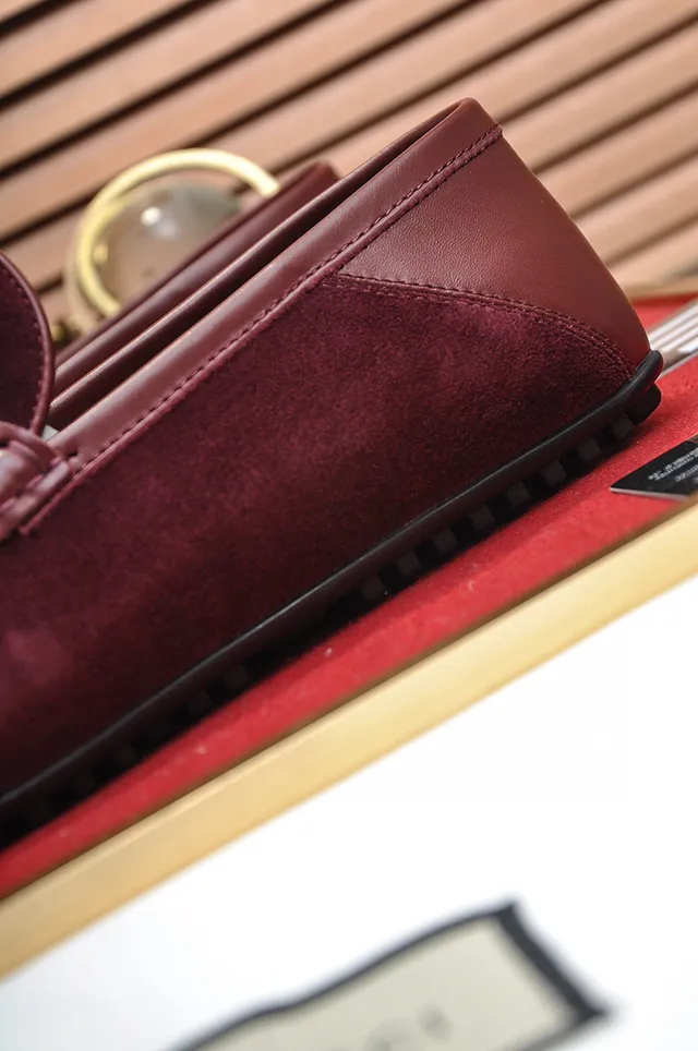 Gucci Horsebit 1955 Mocassins de Ante Burdeos 2