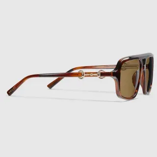 Gucci Horsebit 1955 نظارات شمسية أسيتات سلاحفية