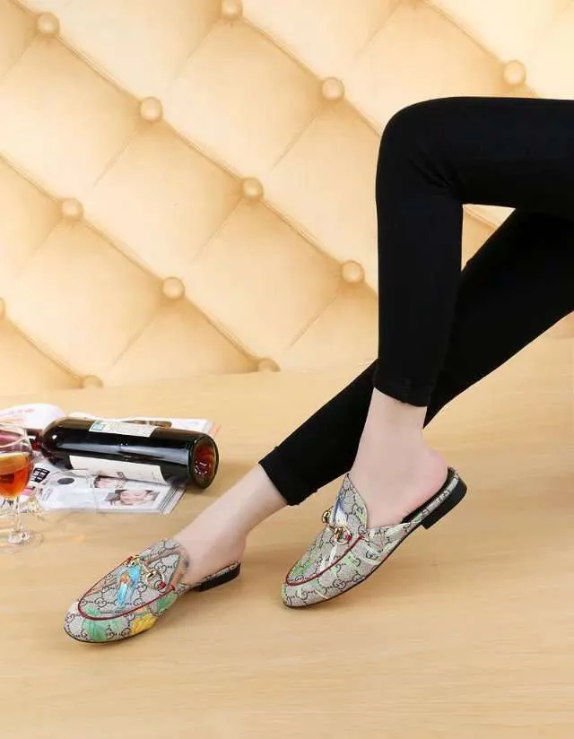 Gucci Horsebit Loafer Tiger Print Multicolor Loafers 5