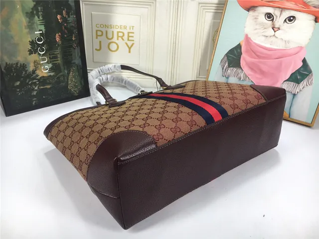 Gucci Ophidia GG Monogram Web Stripe টোট ব্যাগ 14
