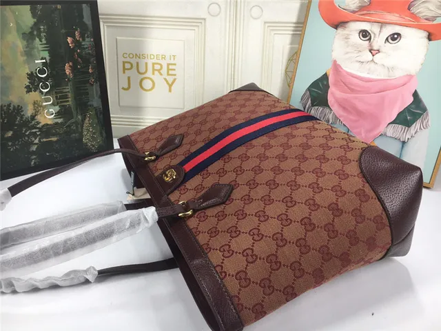 Gucci Ophidia GG Monogram Web Stripe টোট ব্যাগ 15
