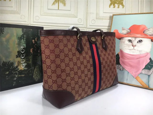 Gucci Ophidia GG Monogram Web Stripe টোট ব্যাগ 17