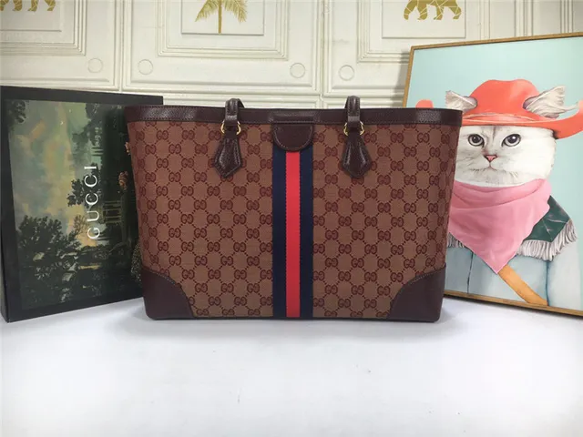 Gucci Ophidia GG Monogram Web Stripe টোট ব্যাগ 18