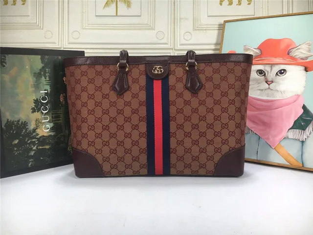 Gucci Ophidia GG Monogram Web Stripe টোট ব্যাগ 19