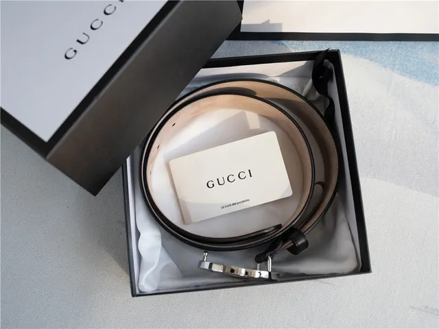 Gucci Ophidia Interlocking G Buckle GG Monogram Leather Belt 3