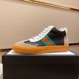 Gucci Rhyton Negro Beige Verde Naranja Web Stripe Lifestyle Sneakers