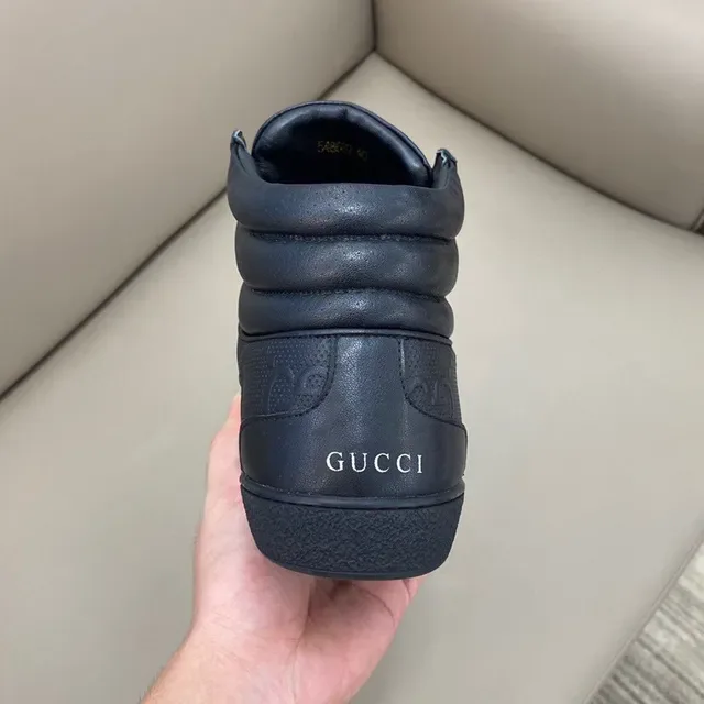 Gucci Screener Sneakers lifestyle noires embossées GG Monogram 3