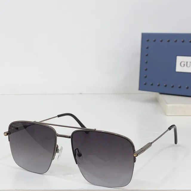 Gucci Screener Gold-Tone Rectangular Optical Glasses 8
