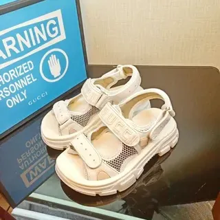 Gucci Screener Off-White Chunky Gladiator Sandals