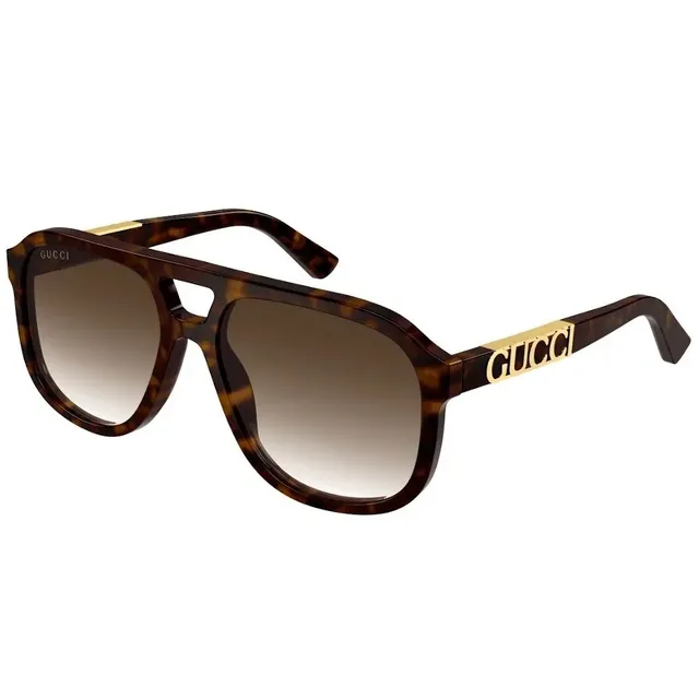 Gucci Screener Oversized Shield Gradient Sunglasses 3