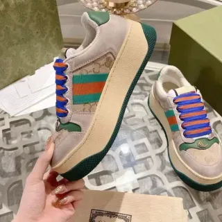 Gucci Tennis 1977 Beige Green Web Stripe Zapatillas Lifestyle