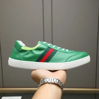 Gucci Tennis 1977 Verde Web Rayas Zapatillas Lifestyle
