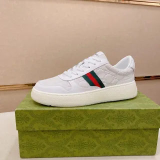 Gucci Tennis 1977 白色绿色红色 Web 生活方式运动鞋