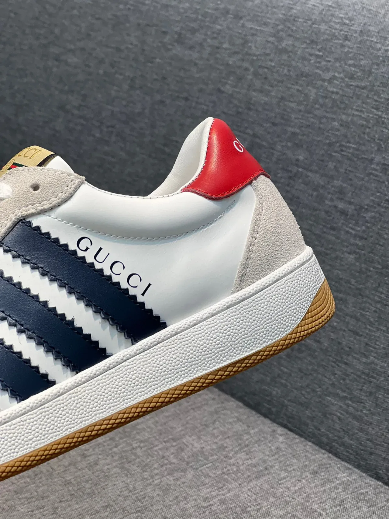 Gucci Tennis 1977 Blancos Marinos Rojos Zapatillas Lifestyle 9