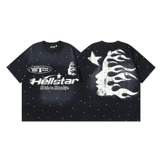 Hellstar Double-Sided Graphic Print Oversized T-Shirt