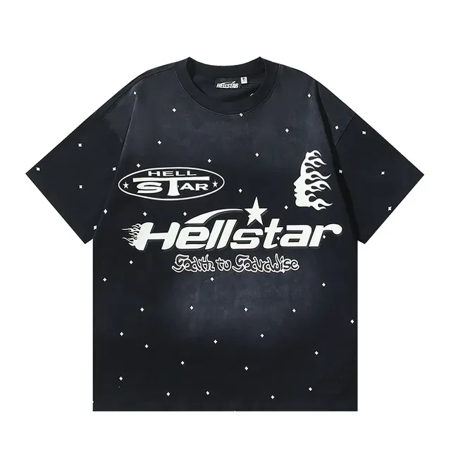Hellstar Double-Sided Graphic Print Oversized T-Shirt 2