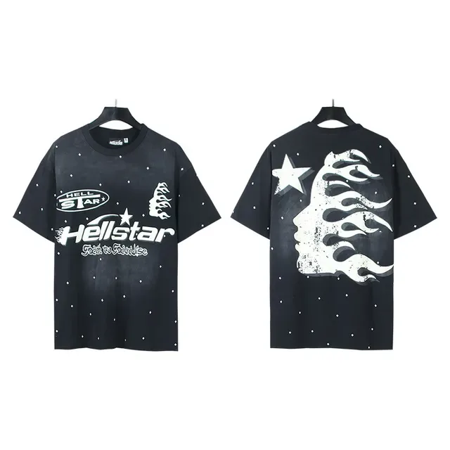 Hellstar Double-Sided Graphic Print Oversized T-Shirt 4